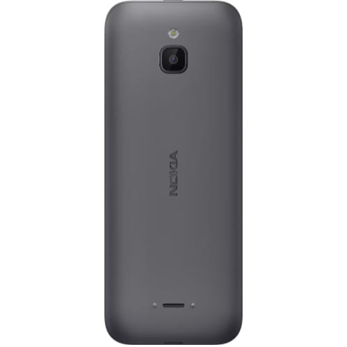 6300 4G - 2.4"QVGA - 4GB ROM - 512MB RAM - Dual SIM - 1500mAh - Black - View 3