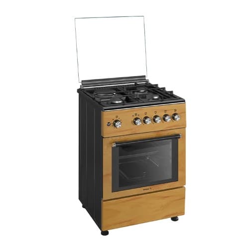 Bosch 4 Burner Gas Cooker – 60x60cm - 3 Gas + 1 Elec Burner/ Durable Pan Support/Oven Lamp - View 2