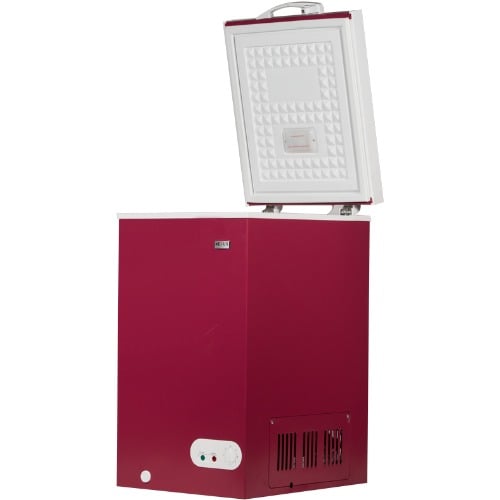 Energy Saving Chest Freezer - Red - 100L - View 3