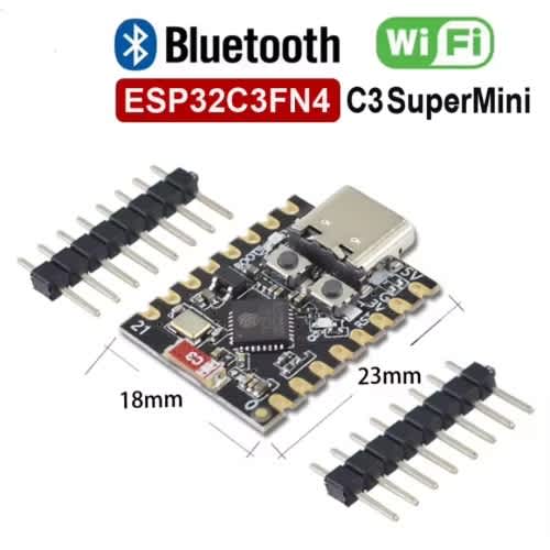 ESP32-C3 Super Mini WiFi & Bluetooth Development Board - View 6