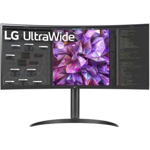 34wq75c 34" 21:9 Curved Ultrawide Qhd Ips Hdr10 Monitor With Usb Type-c/Rj45/Speaker - View 1
