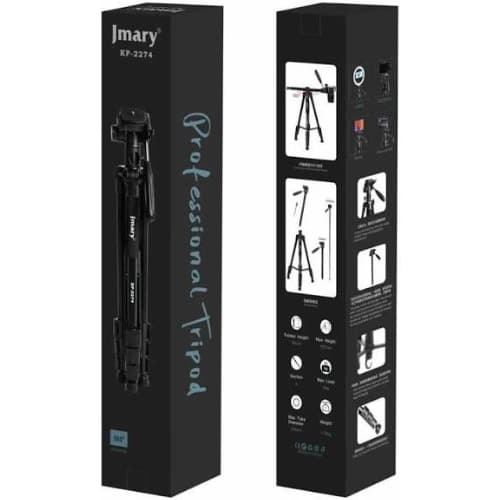 Jmary Professional Camera Tripod With 360° Ball Head & Phone Holder – Kp-2274 - View 3