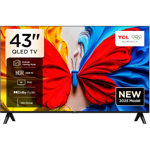 43 Inch Full HD 2K Smart QLED Google TV 2025 - Model 43S5K