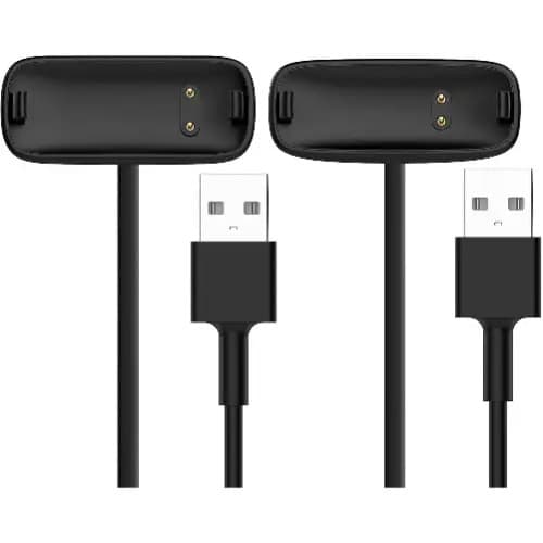 Replacement USB Charging Cable For Fitbit Inspire 3 Smartwatch - Black - View 2