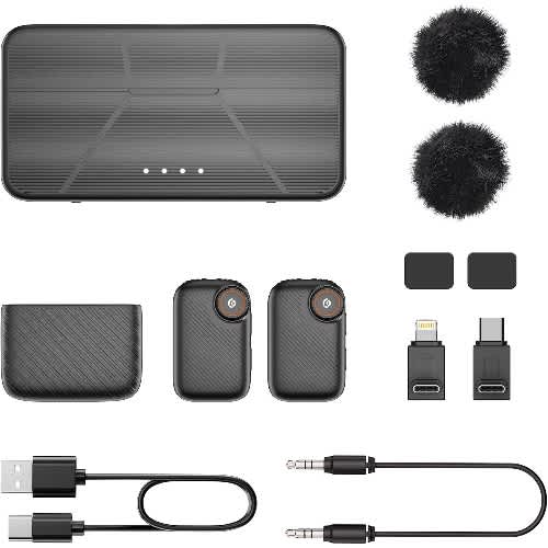 Pure Q1 Wireless Microphone For iPhone, Android & Camera Ai Noise-cancelling Mic - View 5