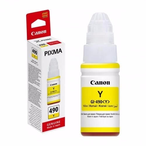 Gi-490y Ink Bottle - Yellow - View 3