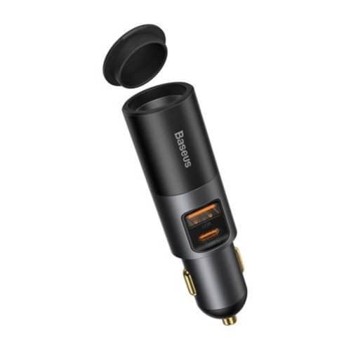 Baseus Share Together Fast Charge Car Charger -grey