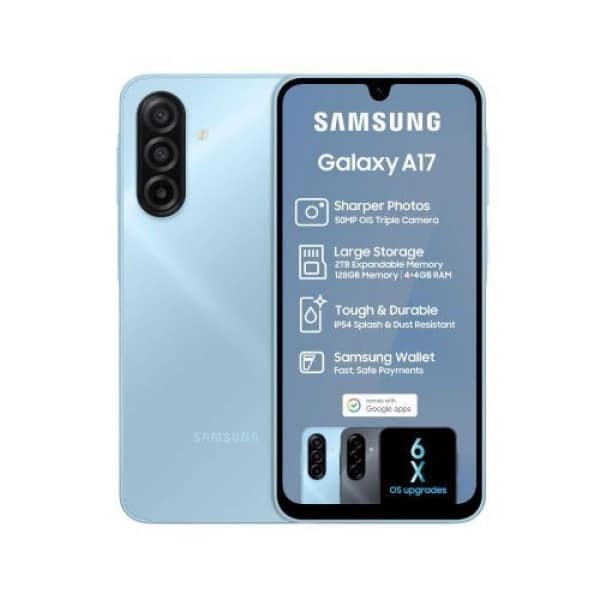 Galaxy A17 - 4g 6.7" HD 4GB RAM- 128GB ROM Android 14 (50/5/2)mp + 13mp Selfie -Dual Sim - View 3