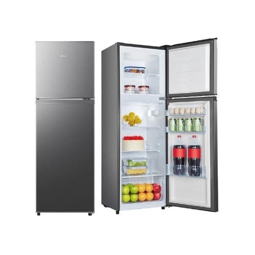 Top Freezer Double Door Refrigerator - 154L - View 2