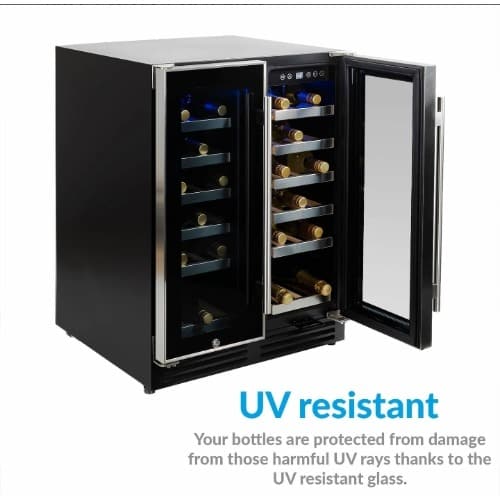 Double Door Wine Chiller - View 2