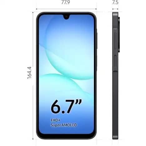 Galaxy A17 Dual Sim - 8GB Ram - 256GB - 4G LTE - Black - View 2