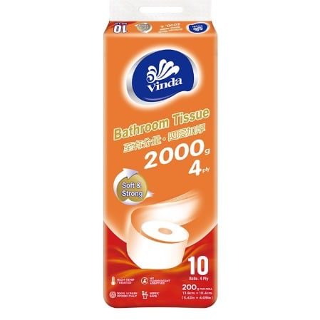 4ply Bathroom Tissue 200g - View 2