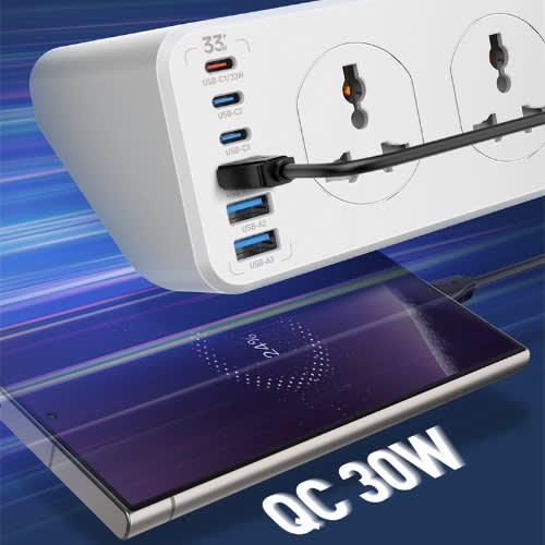 Power Socket Extension Universal Power Strip With 10 Outlets - 2m - Sc10610c - View 2