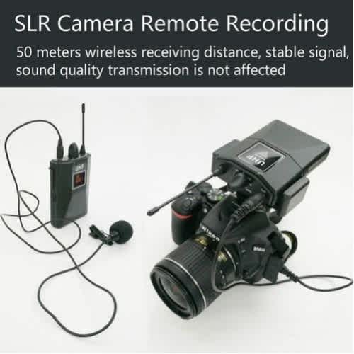Wireless Lapel Body Clip Microphone With Headset Mic For Camera & Phone - Lavalier Mic - View 3