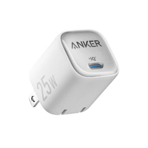 Anker - 25W - USB Type-C Charger - White - View 2