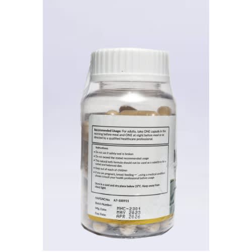 Madhuhara high Blood Sugar Destroyer - 500mg - 60 Capsules - View 3
