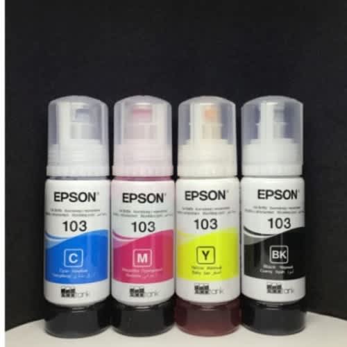 Epson 103 Black/cyan/yellow & Magenta Ink - 4 Sets And Extra One Black - View 3