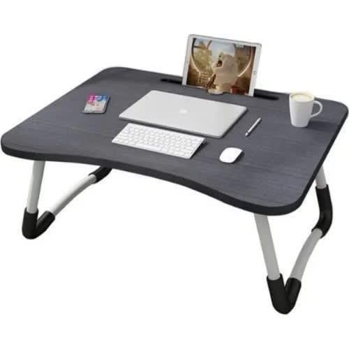 Adjustable Laptop Table With Stand - Black - View 2