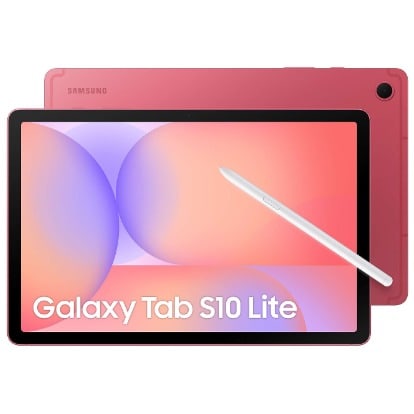 Galaxy Tab S10 Lite 5G - 10.9" - 128GB ROM - 6GB RAM - Nano SIM - 8000mAh - Coral Red - View 1