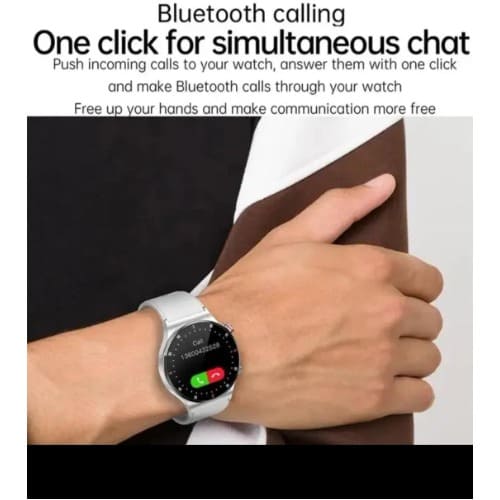 Qw33 Waterproof Health Monitoring Smart Watch With Voice And Call Function-white - View 4