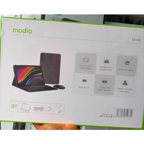 Modio M108 Tablet - 12gb Ram - 512gb Rom - 14-inch Display - Dual Sim - Keyboard & Mouse Included - View 3