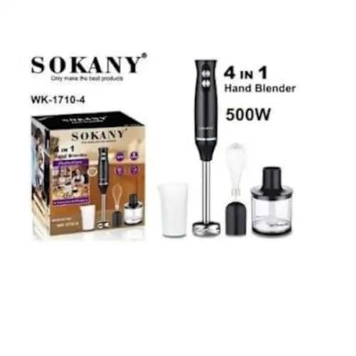 Sokany 4 In 1 Hand Blender Mixer Machine - 500w - View 3