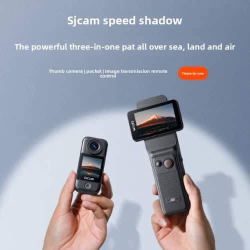 Sjcam C400 3in1 Action Camera 4k Wearable Body Cam 6-axis Stabilizer Rotating 2.29'' Touch screen - View 7