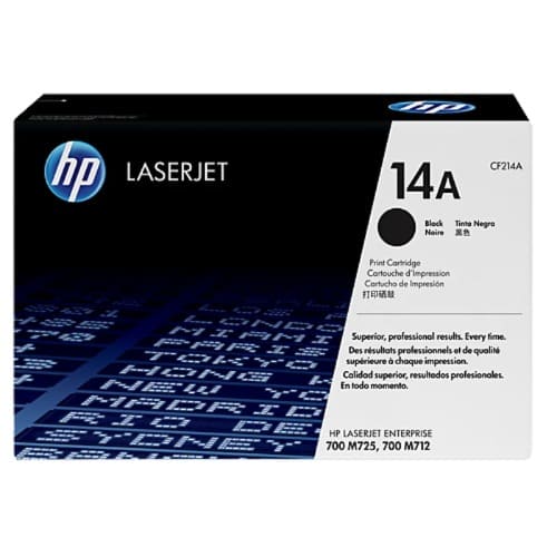 14a Black Laserjet Cartridge - Cf214a