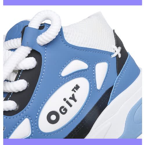Ogiy Fashion Sneakers - Unisex - Blue - View 4