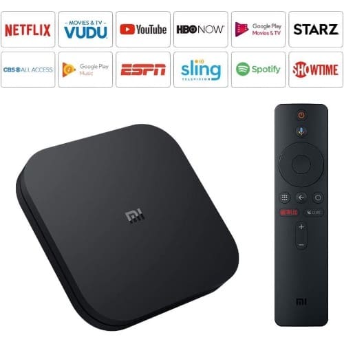 Mi Box S - 4K Ultra HDR Android TV With Chromecast & Google Assistant Streaming Media Player - View 4
