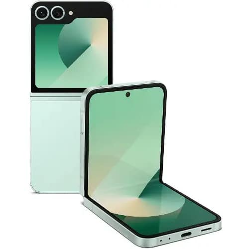 Galaxy Z Flip 6 - 6.7" - 512GB ROM - 12GB RAM - 5G - Single Nano Sim + eSim - 4000mAh - Mint - View 1