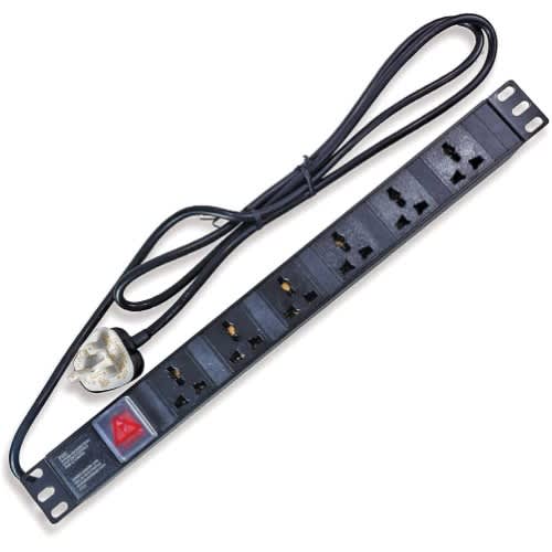 6-way Horizontal Pdu - Black - View 3