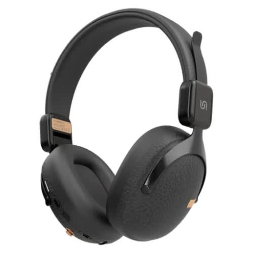 Wireless Over-ear Headphones Soundtec - Black