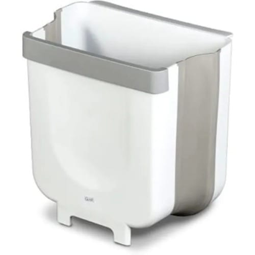 Foldable Hanging Trash Can For Cabinet Doors – Space-saving Kitchen Bin- 8l - View 3
