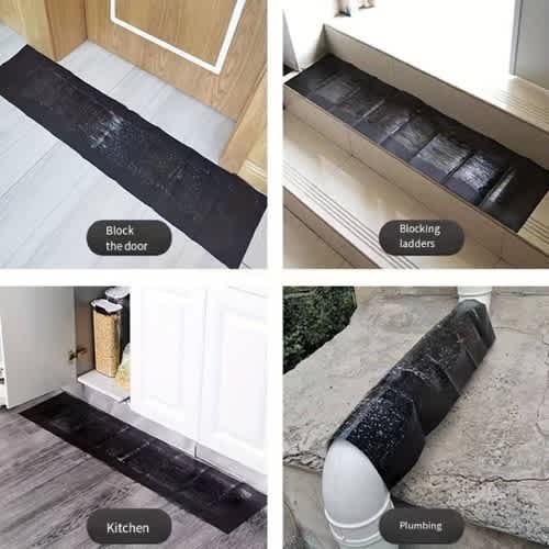 Large Sticky Mouse Trap Rat Gum Trap + Bonus Pair Of Gloves - 5 Pcs | Black - View 5