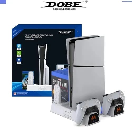 Dobe Multi-function Cooling & Charging Dock With Led Light For Ps5 / New Ps5 - View 1