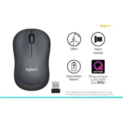 M220 Logitech Silent Wireless Mouse - Gamimg Mouse - View 2