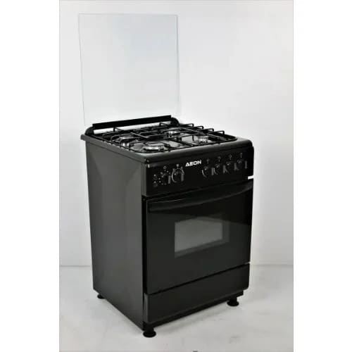 4 Burner Gas Cooker - 60cm X 60cm - Black - View 3