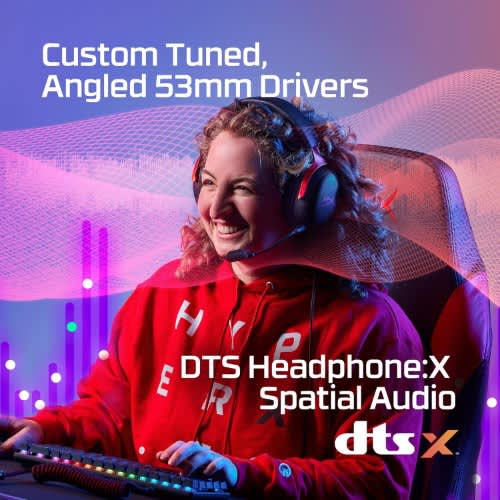Hyperx Cloud III – Wired Gaming Over Ear Headset - Red & Black - View 3
