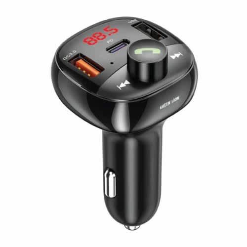 Green Lion Flux Drive Fm Transmitter Car Charger Pd 30w - Black - View 1