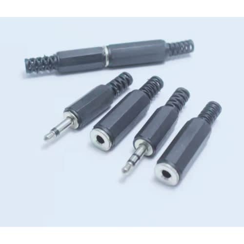 Audio Small Jack Socket And Audio Small Stereo Jack Plug Connectors - 10 Pairs - View 2