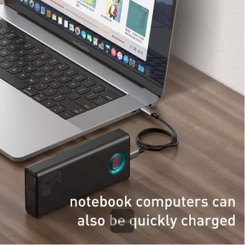 Amblight Digital Display Quick Charge - 30000mah Power Bank  65w - View 4