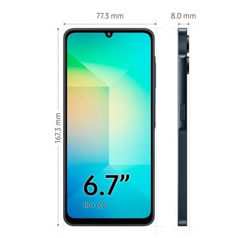 Galaxy A06 Lte - 6.76" - 64GB ROM - 4GB RAM- Dual Sim - 5000mAh- Black - View 2