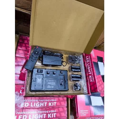 Led600 Rgb Professional Photo & Video Led Light Kit Varicolor  2battery+changer Dock+stand - View 8