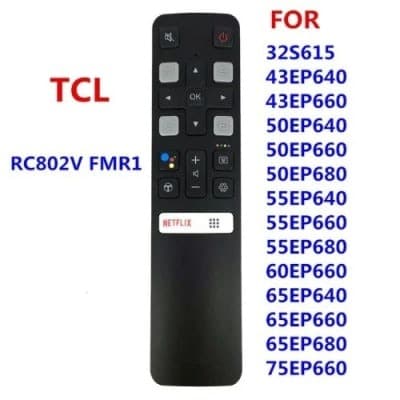 Tcl Short Tv Remote Control For Tcl Smart Led Lcd With Netflix - View 2