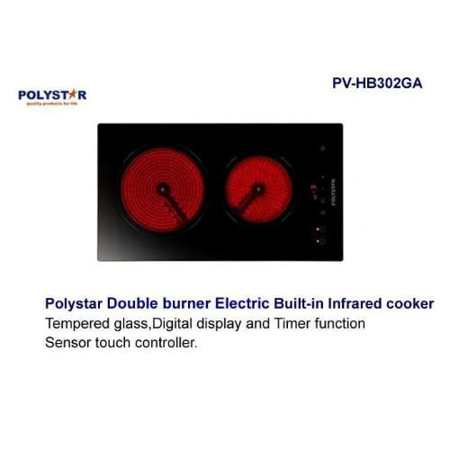 Polystar Double Burner Built In Infrared Cooker - 2900w - View 2