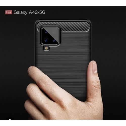 Back Case For Samsung A42 5g - Black - View 2