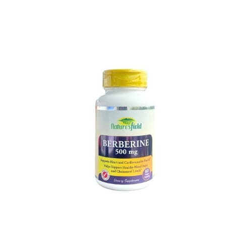 Nature's Field Berberine 500mg Supports Heart And Cardiovascular Health 60 Veggie Capsules - View 1