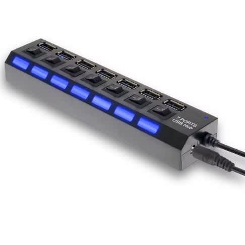 7 Port Powered Usb Hub - View 4