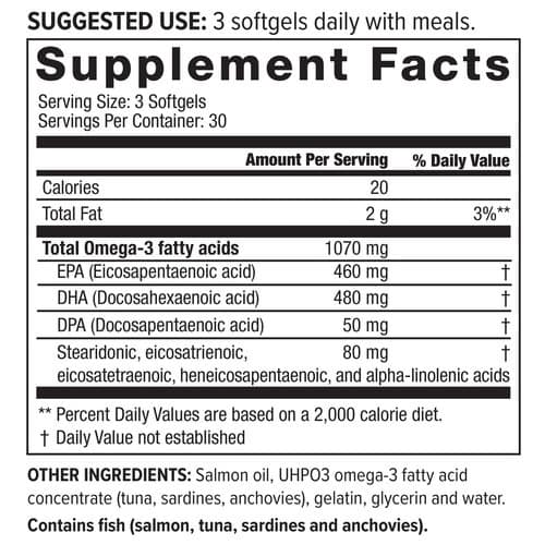 Neolife Omega 3 Salmon Oil Plus - 90 Capsules - View 4